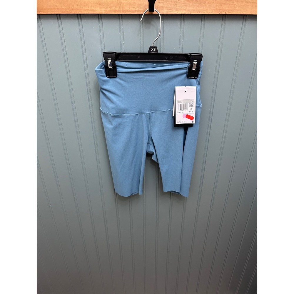 Nike Womens Dri Fit Training Bike Shorts Blue Size XS DQ6003 006